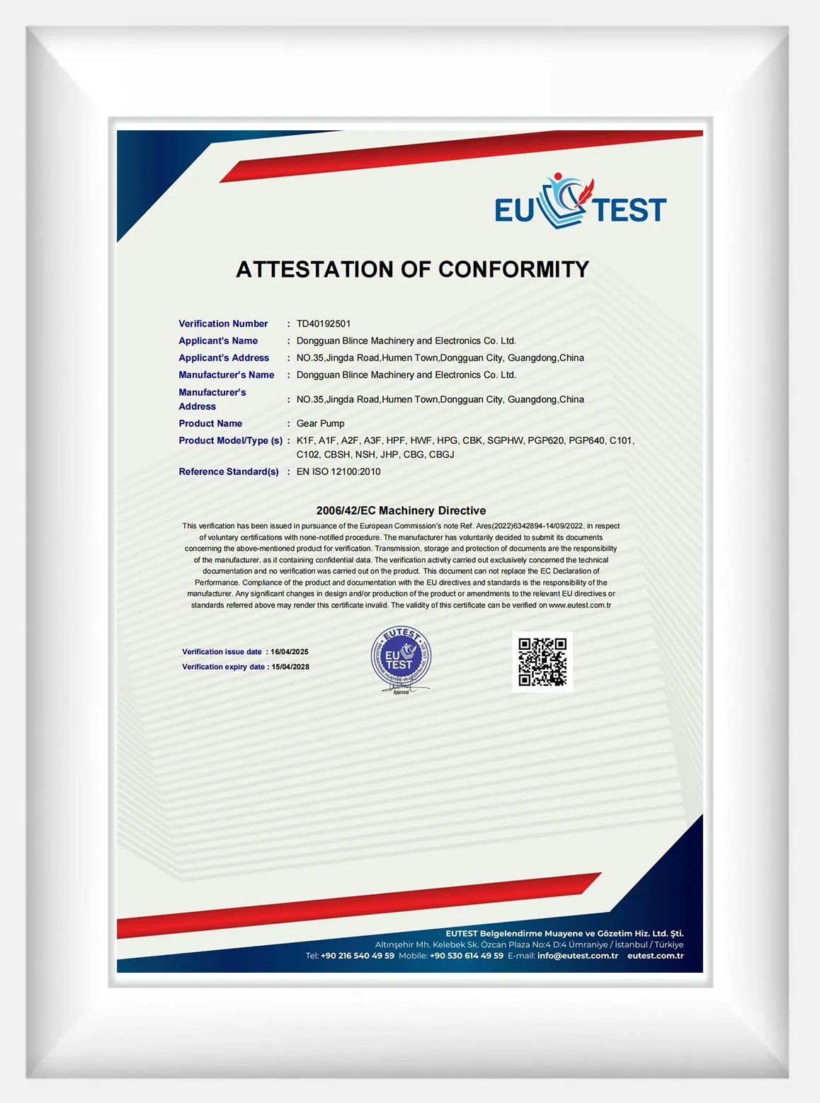 BLINCE Attestation